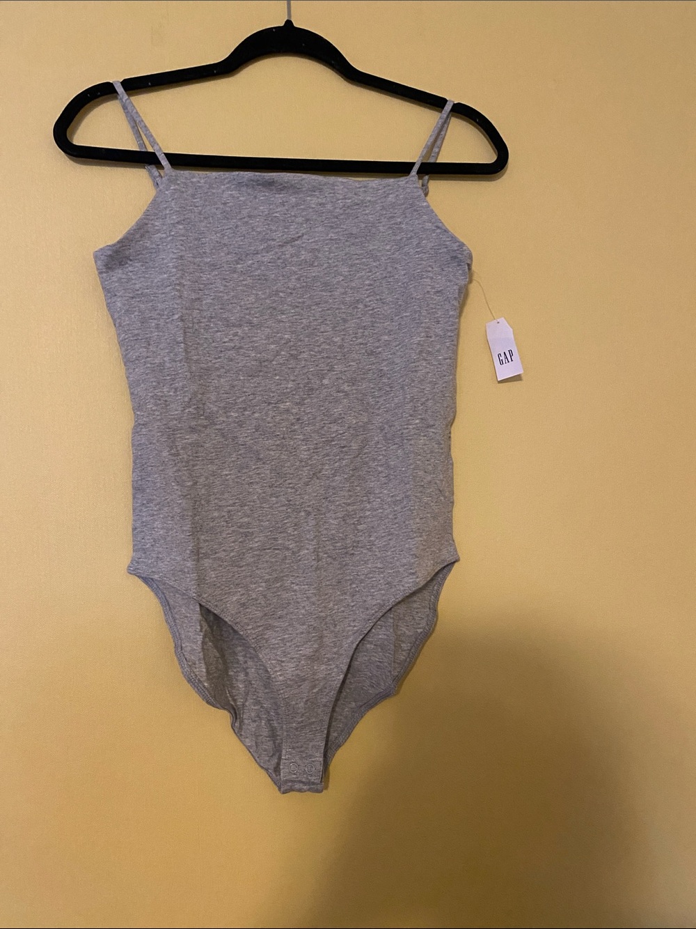 GAP Heather Gray Tank Bodysuit